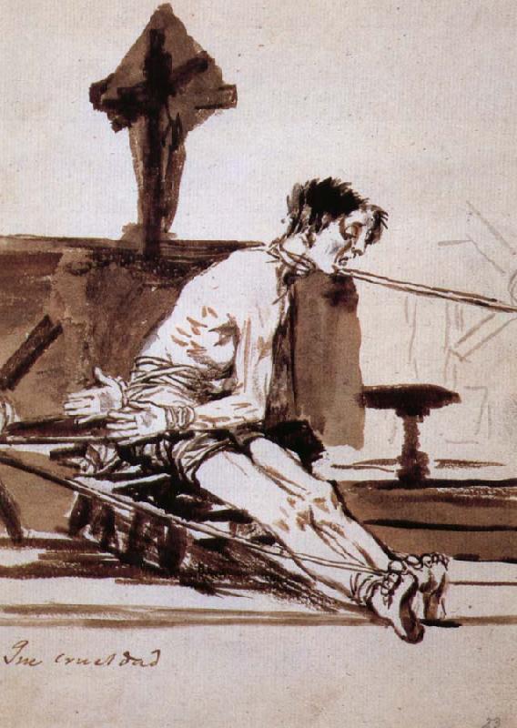 Francisco Goya Que crueldad Sweden oil painting art